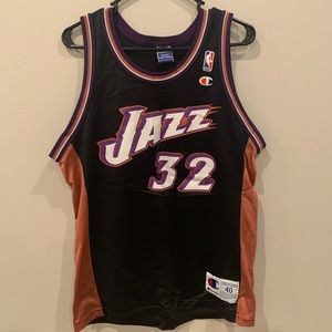 ‘99 Utah Jazz Karl Malone Champion jersey
